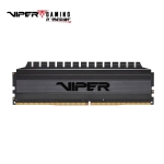 Picture of MEMORY PATRIOT VIPER 4 BLACKOUT 16GB (2X8GB) DDR4 3600MHz PVB416G360C8K