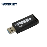 სურათი USB3.2 ფლეშ მეხსიერება PATRIOT PUSH+ PSF64GPSHB32U 64GB BLACK