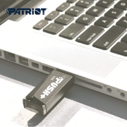 სურათი USB3.2 ფლეშ მეხსიერება PATRIOT PUSH+ PSF64GPSHB32U 64GB BLACK
