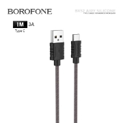 Picture of TYPE-C Cable BOROFONE BX52 Airy silicone 1m Black