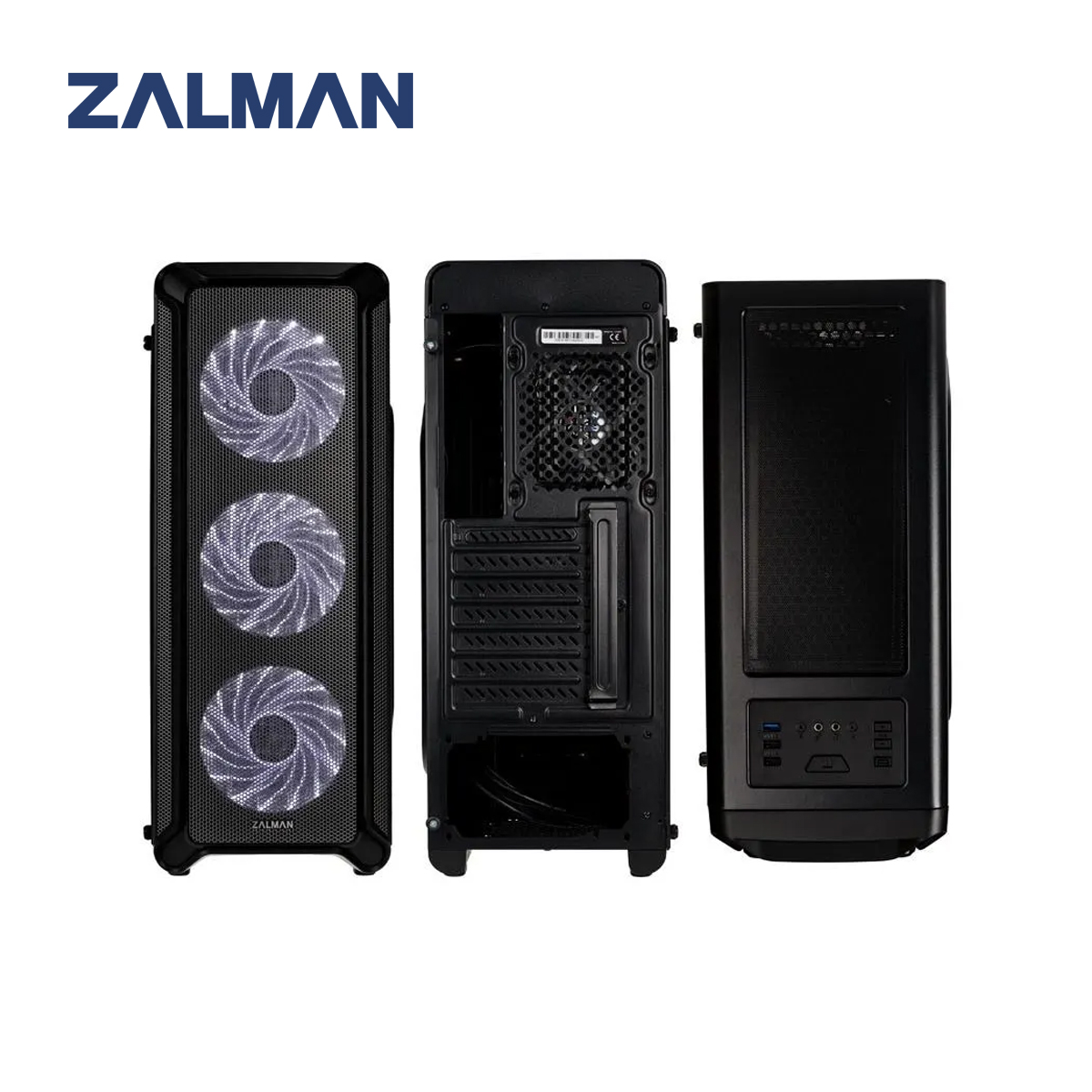 gITec Online Shop -CASE ZALMAN i3 Edge ATX Mid Tower BLACK