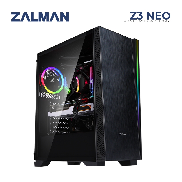 Picture of CASE ZALMAN Z3 NEO ATX Mid Tower BLACK
