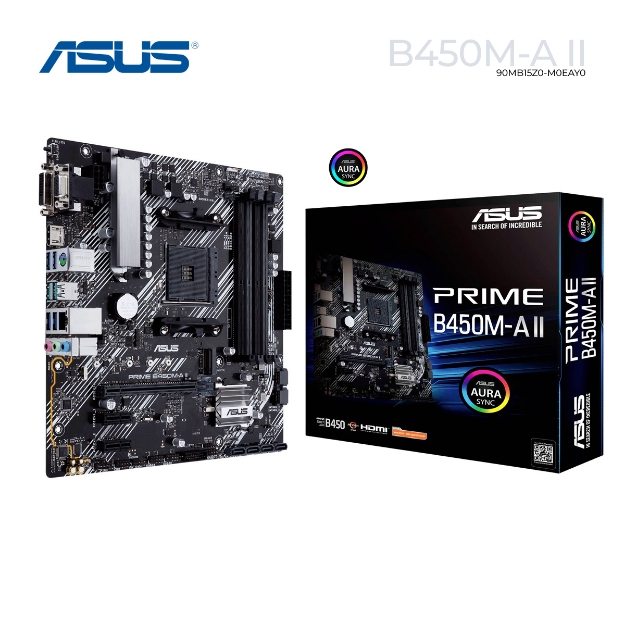 Picture of Mother Board ASUS PRIME B450M-A II 90MB15Z0-M0EAY0 LGA AM4