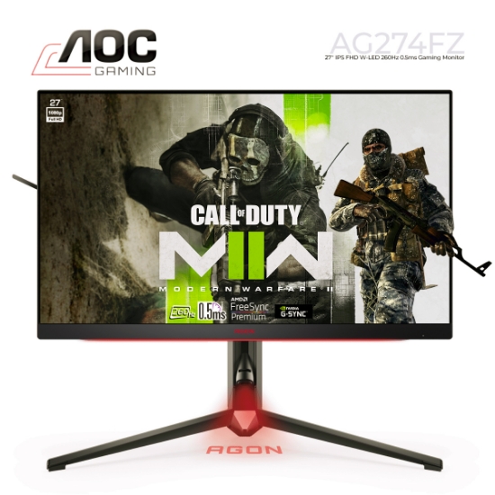 Picture of MONITOR AOC AGON PRO AG274FZ 27" FHD IPS WLED 260HZ 1MS BLACK