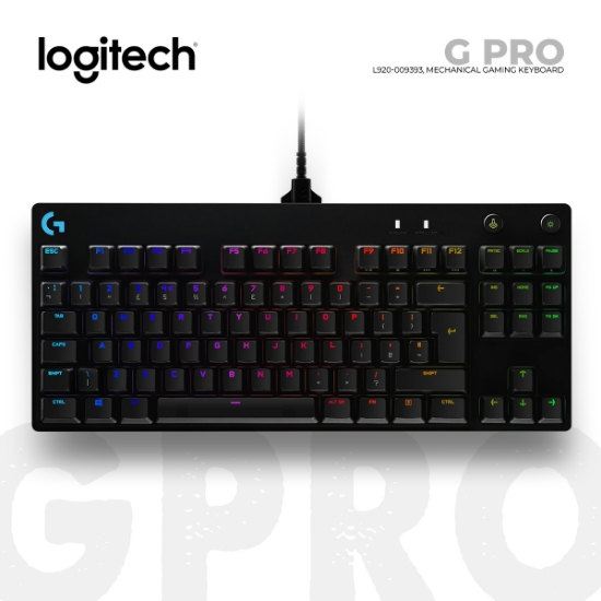 Picture of Mechanical GAMING Keyboard LOGITECH G PRO L920-009393 RGB