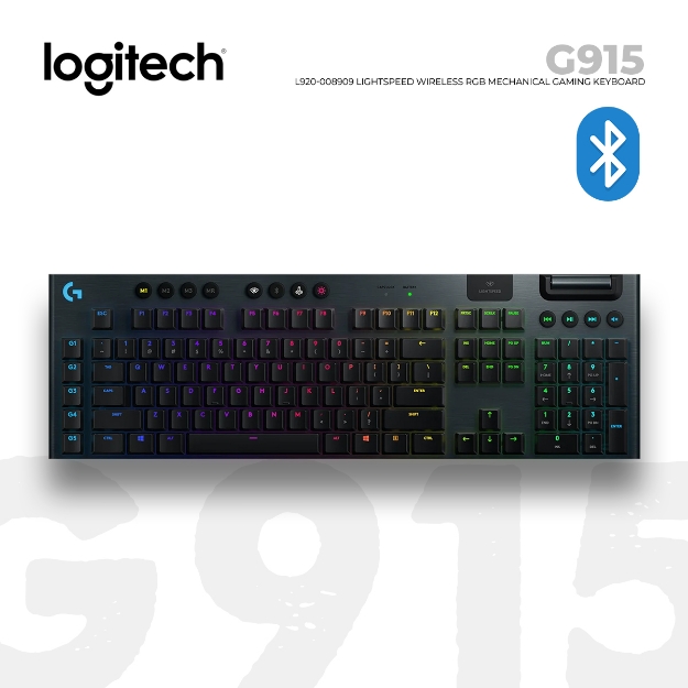 Picture of Mechanical GAMING Keyboard LOGITECH G915 L920-008909 RGB Bluetooth