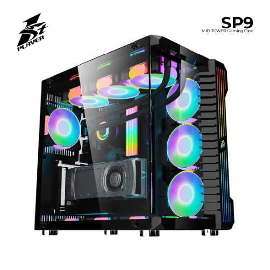Picture of CASE 1STPLAYER STEAM PUNK SP9 MID TOWER BLACK