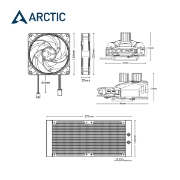 Picture of WATER COOLING SYSTEM ARCTIC LIQUID FREEZER II 240 RGB ACFRE00098A