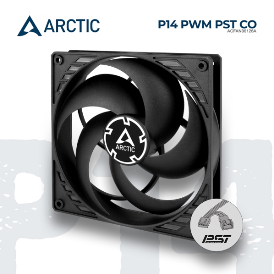 Picture of Case Cooler ARCTIC P14 PWM PST CO ACFAN00126A 140MM BLACK