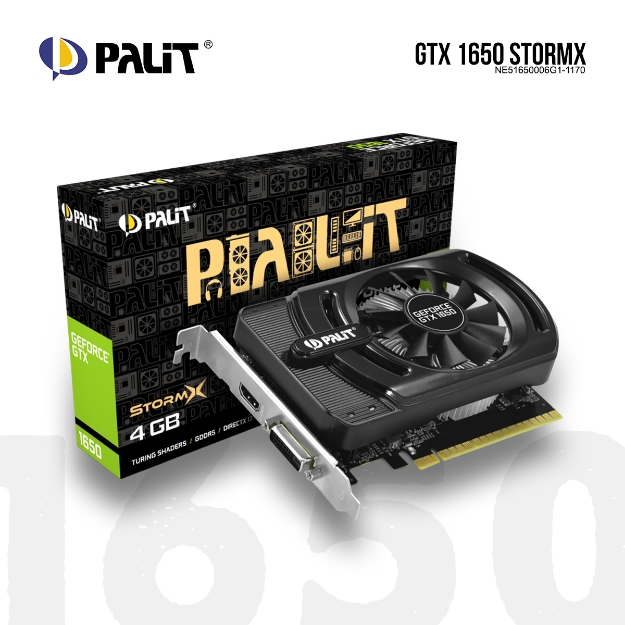 Picture of VIDEO CARD PALIT NE51650006G1-1170 GTX 1650 StormX 4GB 128BIT