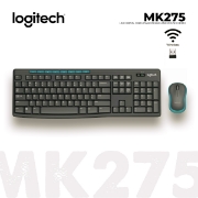 Picture of WIRELESS KEYBOARD MOUSE LOGITECH MK275 L920-008535 COMBO BLACK BLUE