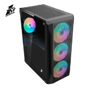 Picture of CASE 1STPLAYER X5 X5-3G6P-1G6 MIDI TOWER BLACK