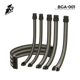 Picture of PSU EXTENSION CABLE 1STPLAYER BGA-001 BLACK & GRAY