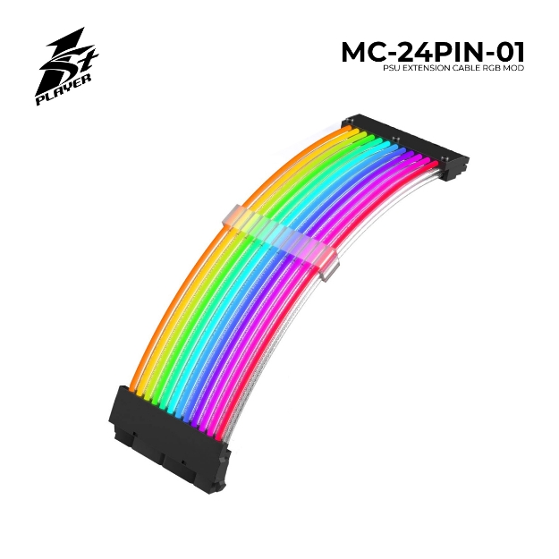 Picture of PSU EXTENSION CABLE 1STPLAYER MC-24PIN-01 RGB RGB MOD