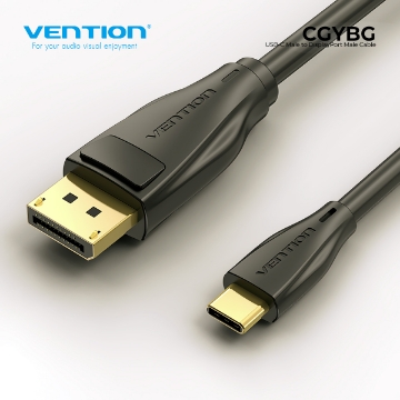 დეტალურის ჩვენება TYPE C TO DisplayPort კაბელი VENTION CGYBG 1.5M BLACK სურათი TYPE C TO DisplayPort კაბელი VENTION CGYBG 1.5M BLACK