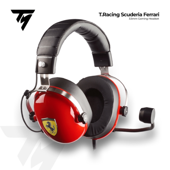 Picture of GAMING Headset Thrustmaster T.Racing Scuderia Ferrari Edition DTS 3.5MM RED&BLACK