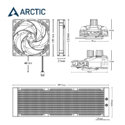 Picture of WATER COOLING SYSTEM ARCTIC LIQUID FREEZER II 360 ACFRE00068B
