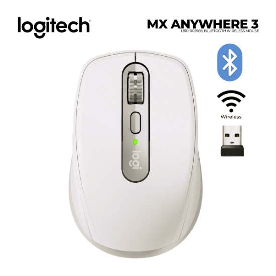 Picture of BLUETOOTH WIRELESS MOUSE LOGITECH MX Anywhere 3 L910-005989 PALE GREY