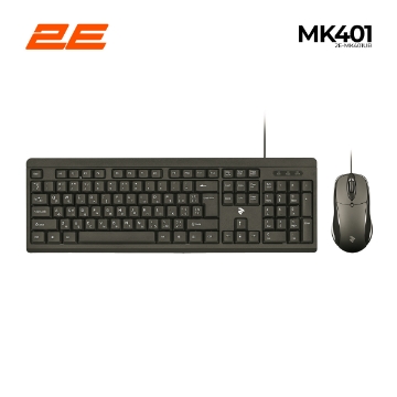 Show details for USB KEYBOARD MOUSE 2E 2E-MK401UB BLACK Picture of USB KEYBOARD MOUSE 2E 2E-MK401UB BLACK