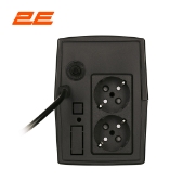 სურათი უწყვეტი კვების წყარო 2E ED650 650VA / 360W LINE INTERACTIVE AVR 2X CEE7/3 BLACK