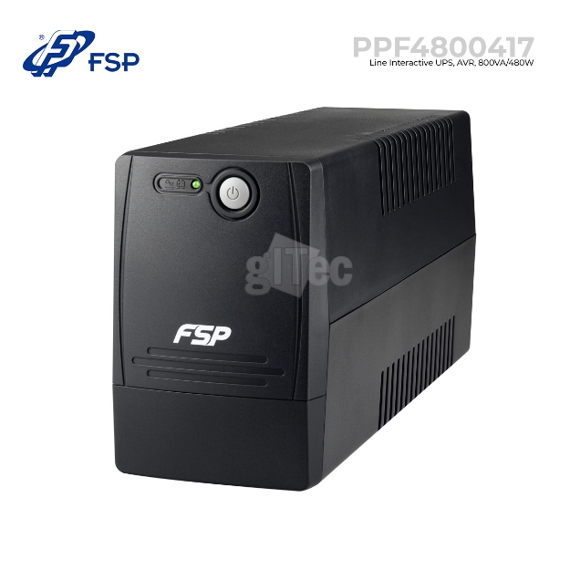 Picture of UPS FSP FP 800 PPF4800417 800VA/480W LINE INTERACTIVE AVR BLACK