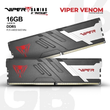 დეტალურის ჩვენება მეხსიერება PATRIOT VIPER VENOM PVV516G560C40K 16GB DDR5 5600MHZ სურათი მეხსიერება PATRIOT VIPER VENOM PVV516G560C40K 16GB DDR5 5600MHZ