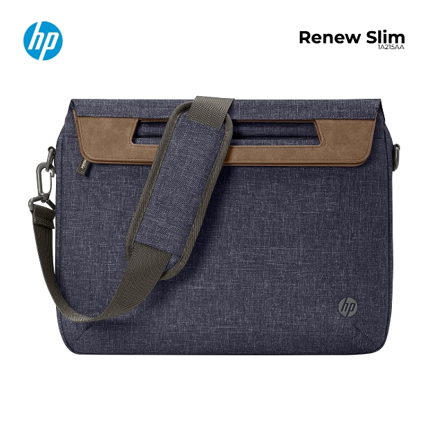 Picture of Notebook Bag HP 1A215AA Renew 14 Navy Slim Briefcase BLUE