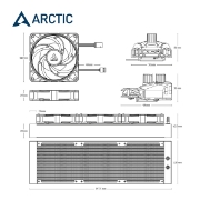 Picture of WATER COOLING SYSTEM ARCTIC LIQUID FREEZER II 360 A-RGB ACFRE00101A