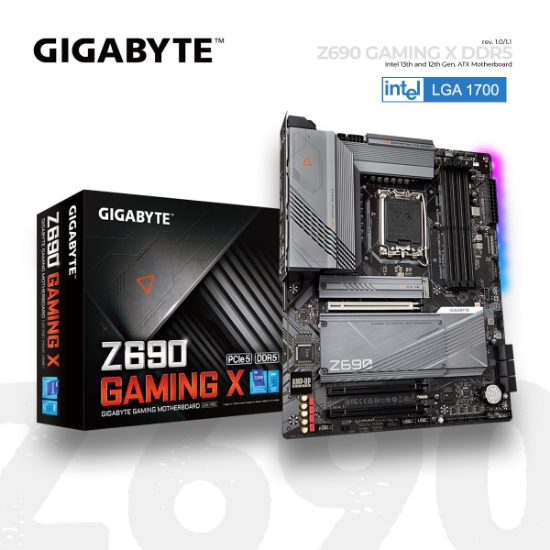 სურათი დედა დაფა GIGABYTE Z690 Gaming X DDR5 rev. 1.0/1.1 LGA 1700