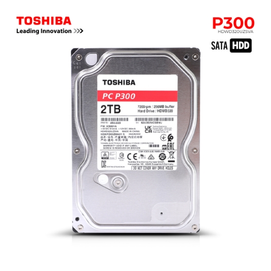 სურათი მყარი დისკი TOSHIBAP300 HDWD320UZSVA 2TB 7200RPM 256Mb SATA3 6Gb/s