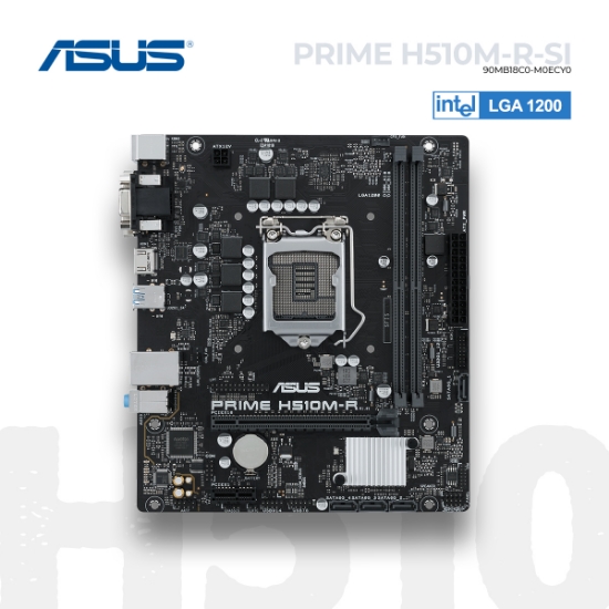 სურათი დედა დაფა ASUS PRIME H510M-R-SI 90MB18C0-M0ECY0 LGA 1200 DDR4