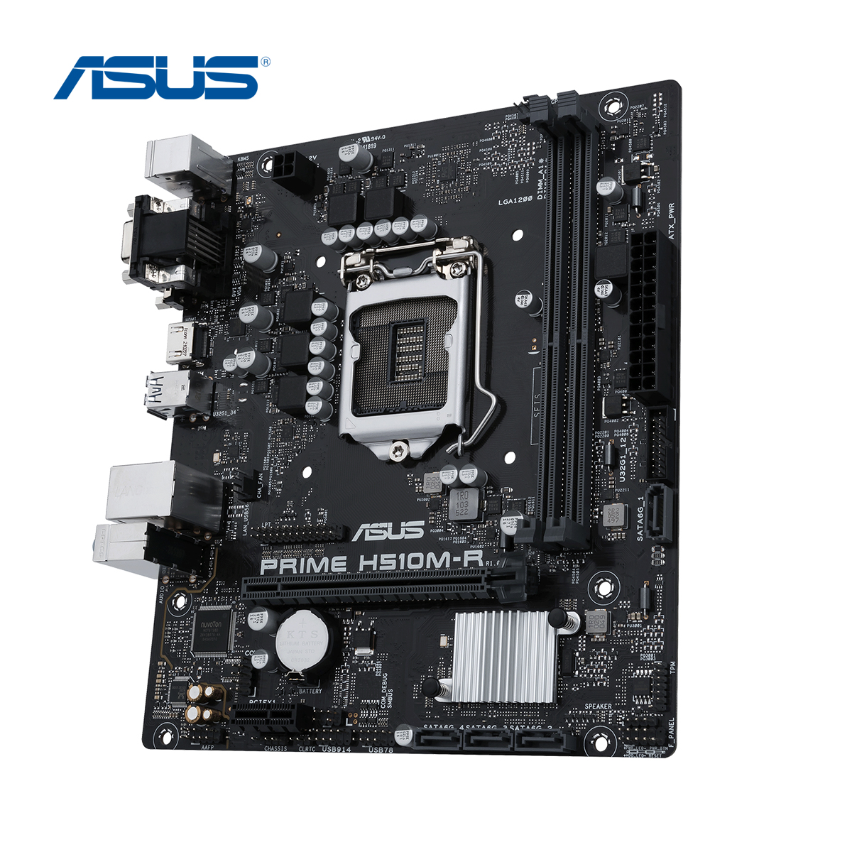 ASUS Prime H510M-R Mainboard – Intel LGA 1200 Sockel, MATX, Für 10. & 11. Gen CPUs
