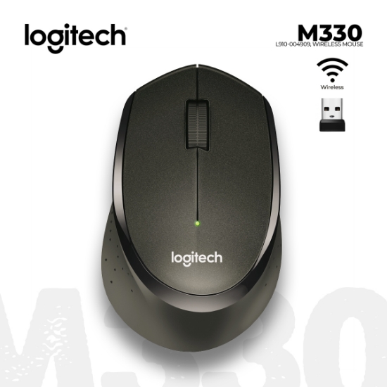 სურათი WIRELESS მაუსი LOGITECH M330 L910-004909 BLACK