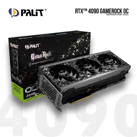 სურათი ვიდეო დაფა PALIT RTX 4090 GAMEROCK OC NED4090S19SB-1020G 24GB GDDR6X 384bit