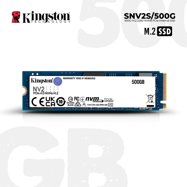 Picture of M.2 SSD KINGSTON NV2 SNV2S/500G 500GB PCIe 4.0 x4 NVMe