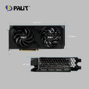 Picture of VIDEO CARD PALIT RTX 4070 DUAL NED4070019K9-1047D 12GB GDDR6X 192BIT