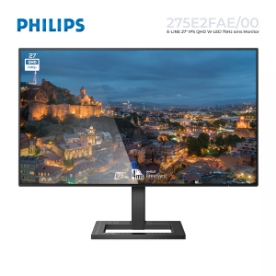 Picture of MONITOR PHILIPS E-LINE 275E2FAE/00 27" QHD IPS WLED 75Hz 4MS BLACK
