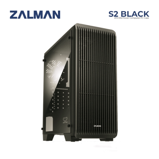 Picture of CASE ZALMAN S2 BLACK ATX MID TOWER BLACK