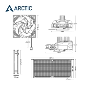 სურათი თხევადი გაგრილების სისტემა ARCTIC LIQUID FREEZER II 280 ACFRE00066B