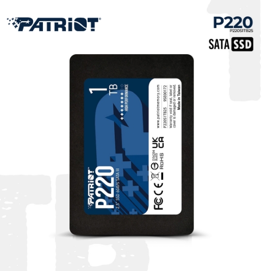 სურათი SSD ვინჩესტერი PATRIOT P220 P220S1TB25 1TB SATA III