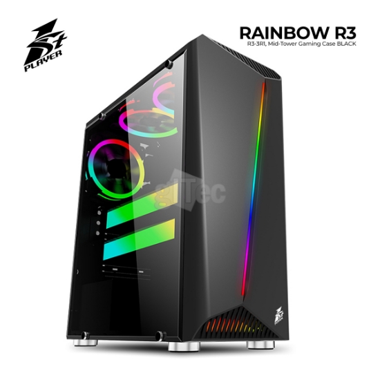 Picture of CASE 1STPLAYER RAINBOW R3 R3-1R1 Mid-Tower BLACK