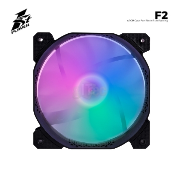 Show details for CASE COOLER 1STPLAYER F2 A-RGB BULK BLACK Picture of CASE COOLER 1STPLAYER F2 A-RGB BULK BLACK