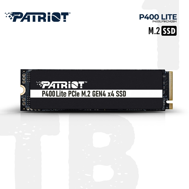 Picture of SSD PATRIOT P400 Lite P400LP1KGM28H 1TB M.2 2280 PCIe