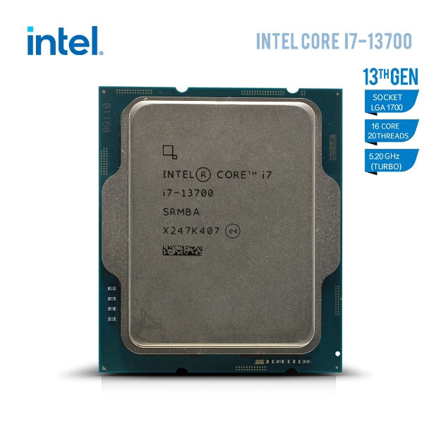 Picture of პროცესორი INTEL CORE i7-13700  24MB CACHE 5.20GHZ LGA 1700 TRAY