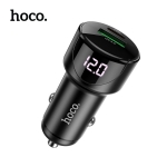Picture of FAST Car Charger USB / Type-C HOCO Z42 QC3.0 BLACK