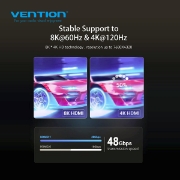 სურათი 8K HDMI 2.1 კაბელი VENTION AANBH 2M BLACK