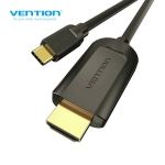 Picture of TYPE C TO HDMI კაბელი VENTION CGUBG 1.5M BLACK