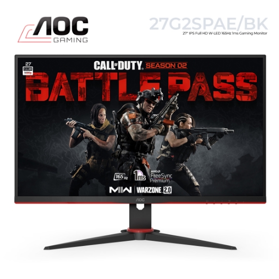 Picture of MONITOR AOC 27G2SPAE/BK 27" IPS WLED 165HZ 1MS BLACK