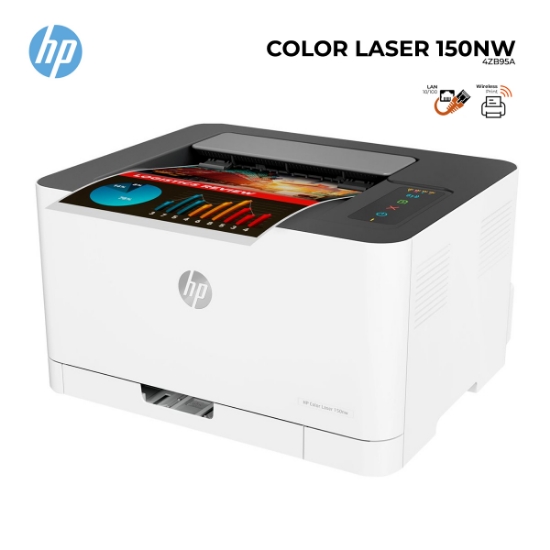 Picture of Printer HP COLOR LASER 150NW (4ZB95A)