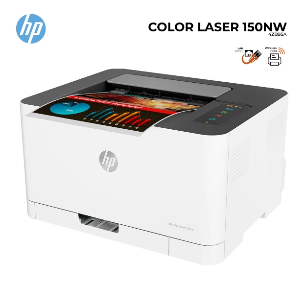 Picture of პრინტერი HP COLOR LASER 150NW (4ZB95A)